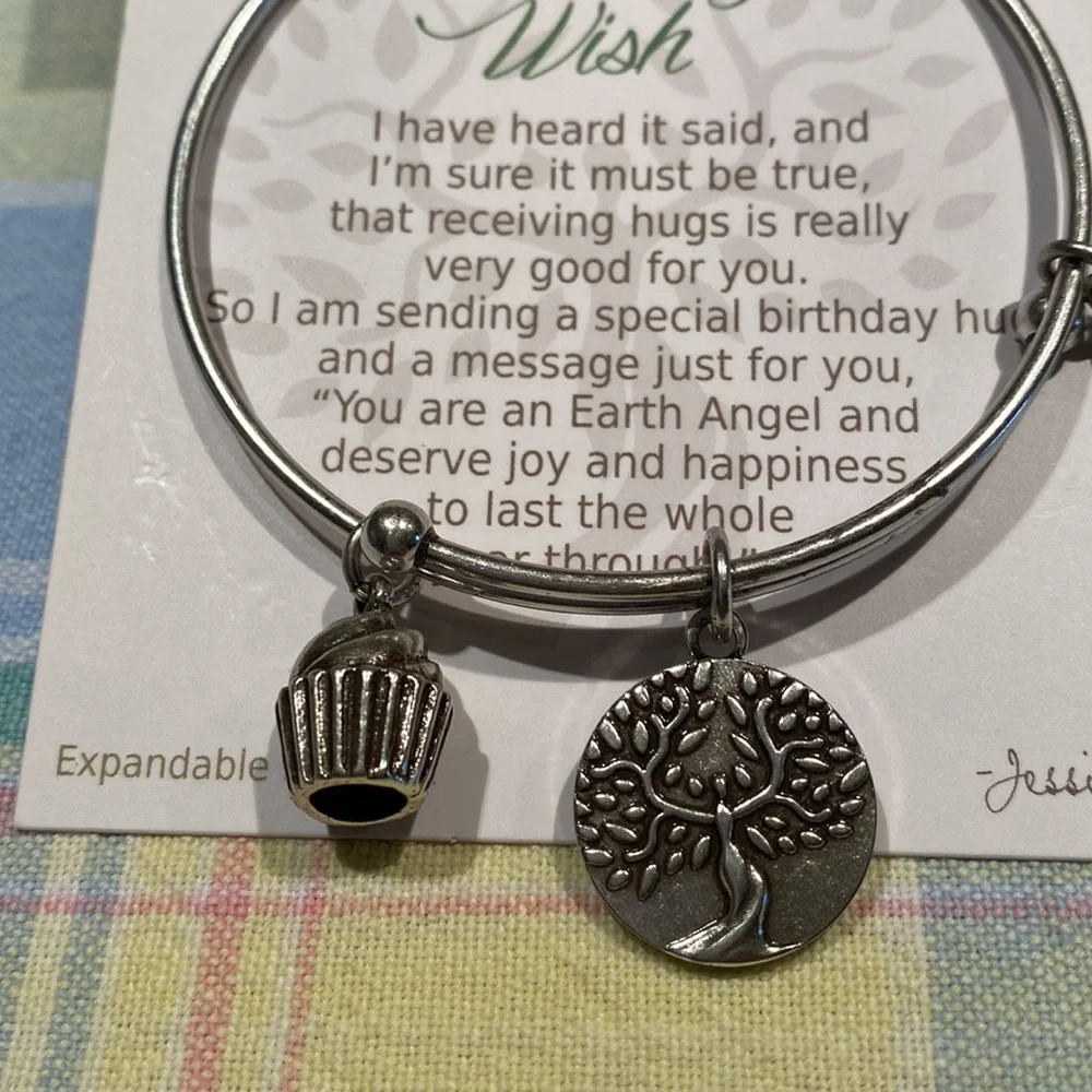 NIB Earth Angels Birthday wish bracelet nickel free - Picture 3 of 7